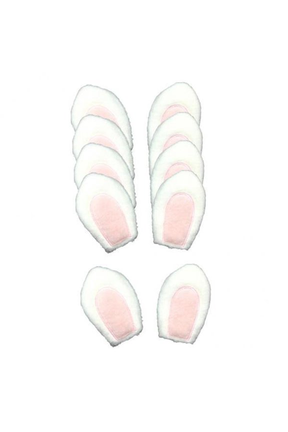 3x10Pcs Bunny Ears Decor Cute Pink Rabbit Ears for Hair Ties Headwear Headband