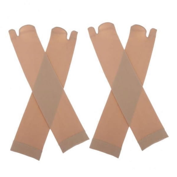 Milageto 3x2 Pairs Flip Flop Tabi Socks Toe Socks Sandals Slipper Nude