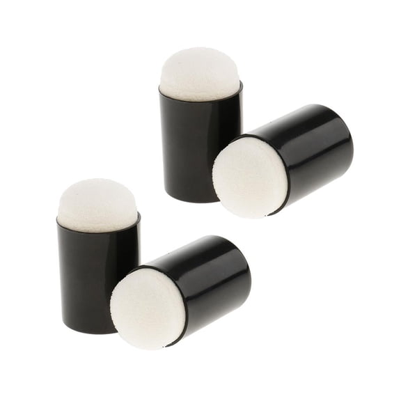 Milageto 4 Pieces Finger Sponge Daubers for Art Projects, Painting/Drawing/Scrapbooking/Cards Making/Stamping (Plastic and Sponge, Dia: 17mm)