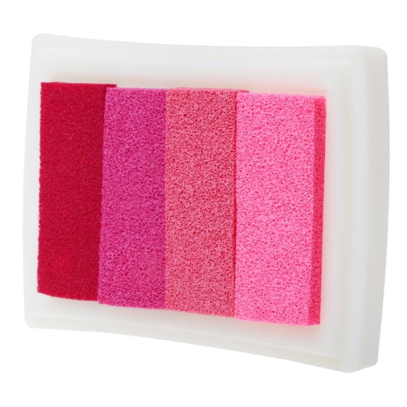 Milageto 4 Umbrella Colors Stamp Pad Fingerprint Korea DIY Skill Embossing Colorful Green Pink