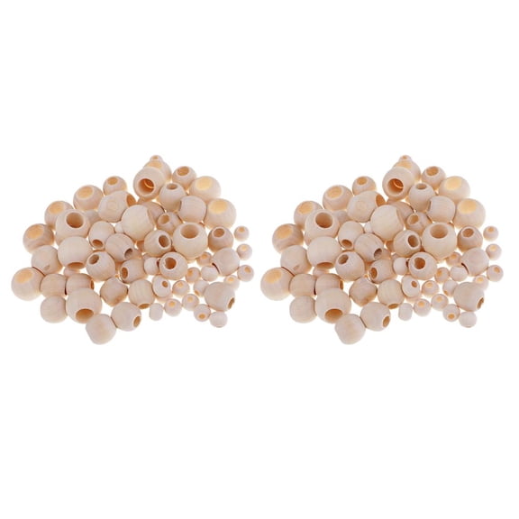 Milageto 440x Natural Macrame Beads Bead Large Hole for DIY Earrings Jewelry Beading