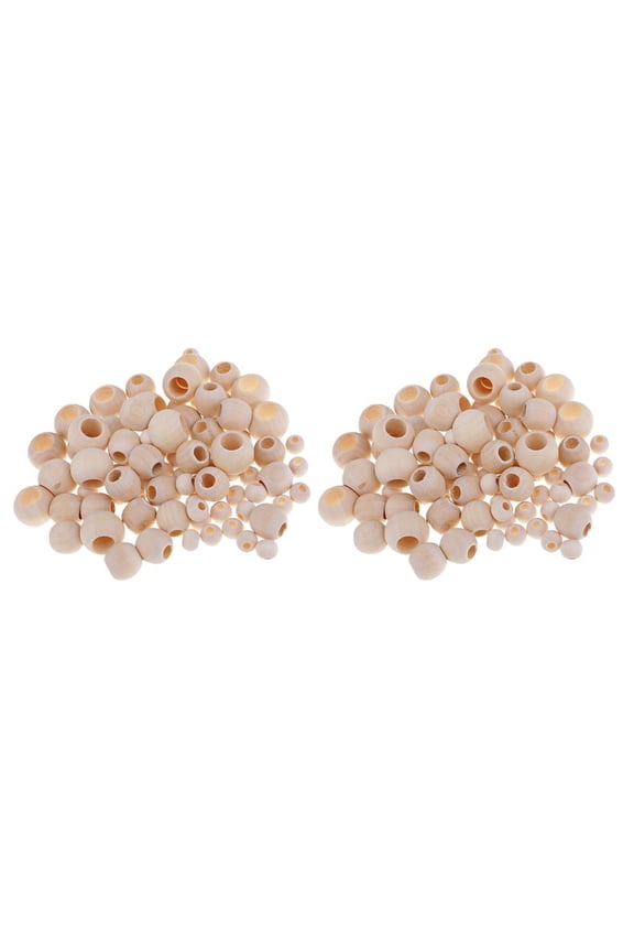 440x Natural Macrame Beads Bead Large Hole for DIY Earrings Jewelry Beading