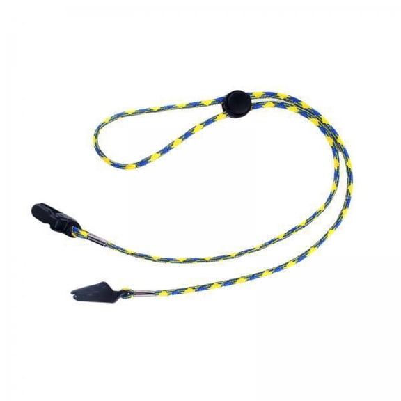 Milageto 4xAdjustable Hat Strap Clip Hat Retainer for Outdoor Activities Sports Boating Yellow Blue