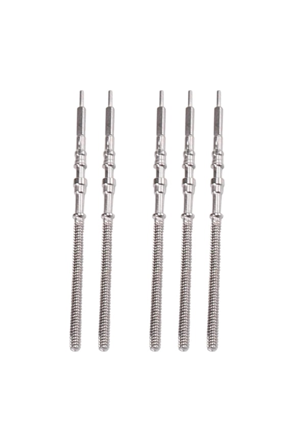 5Pcs Watch Winding Stem Adjust Rod Bar Durable Portable Watch Movement Parts