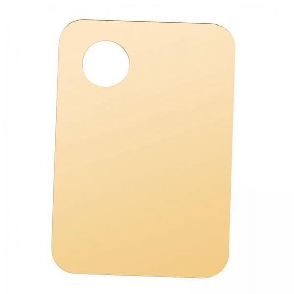 Milageto 5x Handheld Makeup Mixing Palette, Color Matching Liquid Foundation Painting Paint Durable Color Mixing Nail Art Color Palette Palette Tray