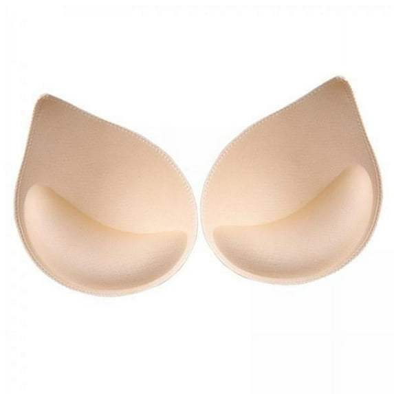 Milageto 5x1 Pair Bra Insert Pads Enhancer Removable Breathable Sports Bikini Skin
