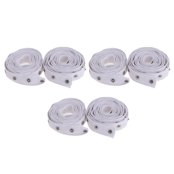 Milageto 6YD POPPER STUD PRESS SNAP FASTENING SEW TAPE FOR Baby Lingerie Teddy Crotch