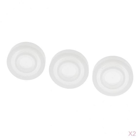 Milageto 6pcs Resin Epoxy Mold, Ring Pendant Casting Circle Mould for DIY Jewelry & Craft