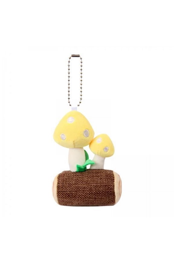 6x Cute Small Keychain Backpack Decoration Handbag Charm Ornament for Party Favors Themed Parties Kindergarten Gift Child , Yellow