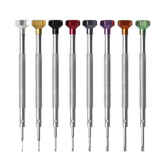 Milageto 8 Pieces Jewellers Screwdrivers Set Professional for Cameras Glasses Watches
