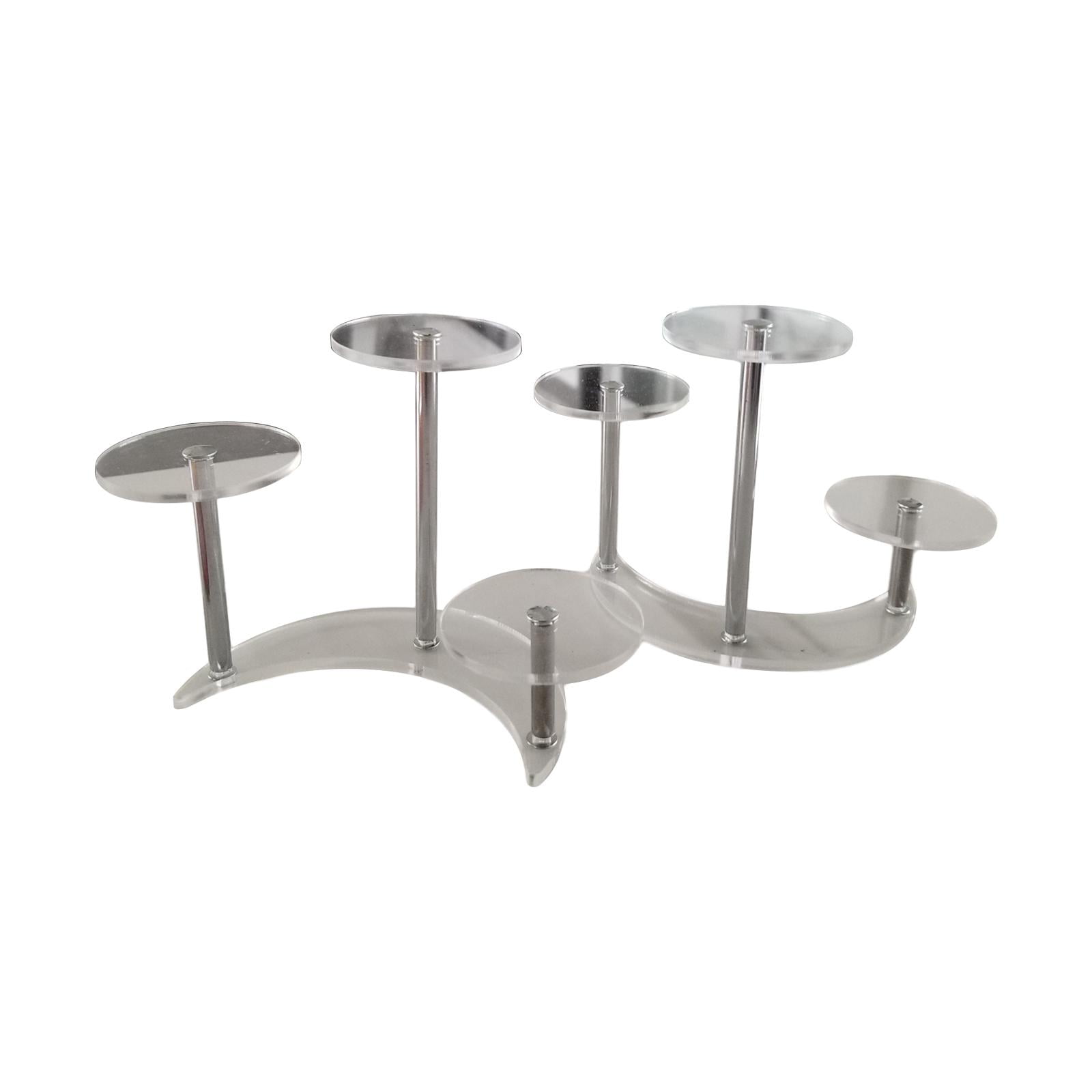 Milageto Acrylic Display Riser Jewelry Display Riser for Mini Figurines ...