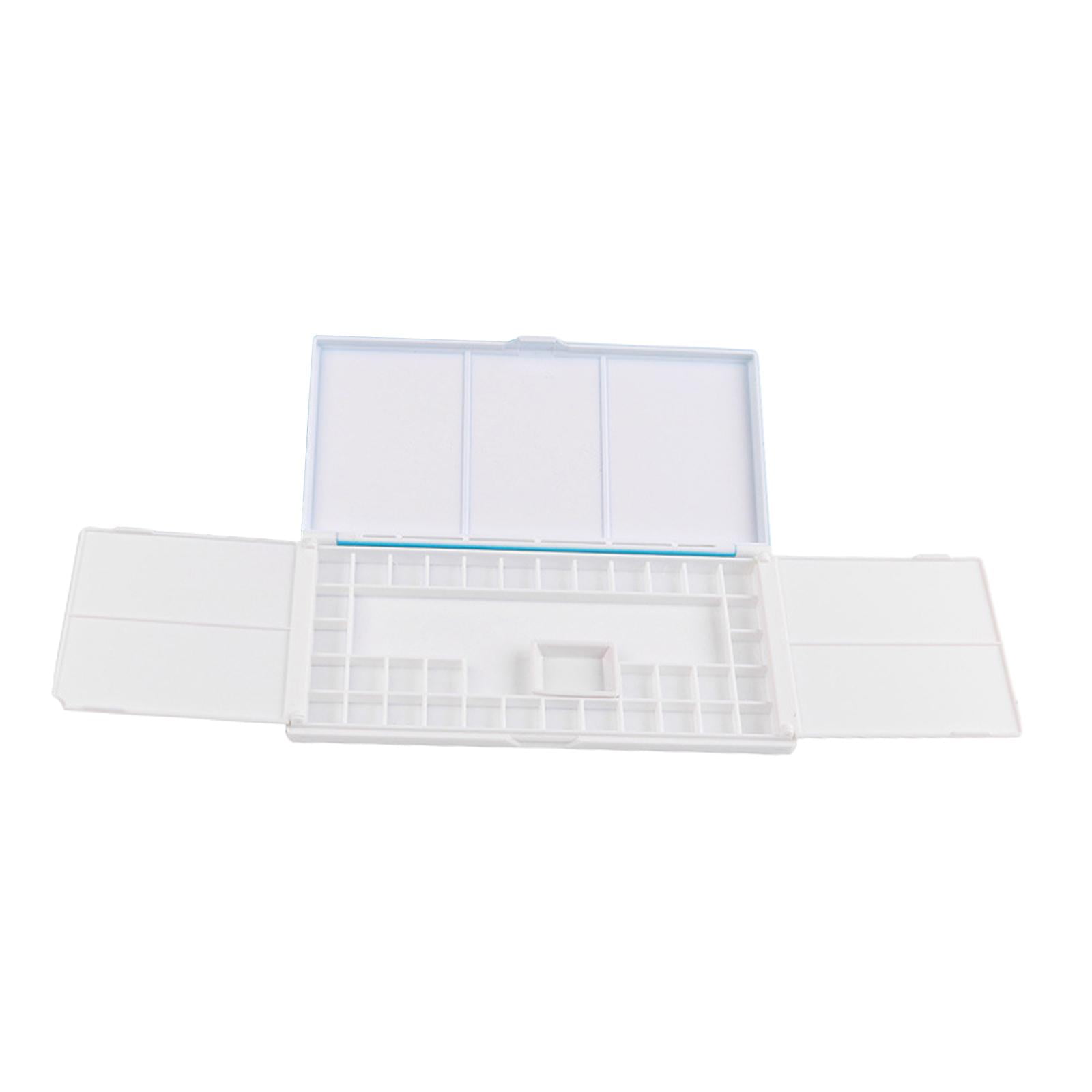 Milageto Airtight Watercolor Palette, with Mixing Areas, Palette with Lid, Empty Tray for 36 Wells