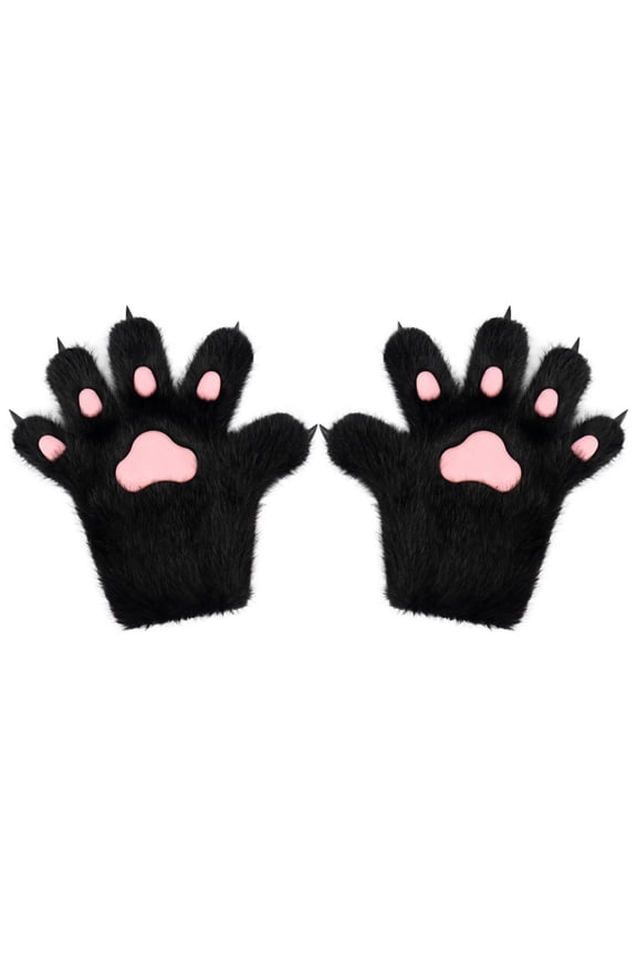 Animal Gloves Adults Men Women Cat Claw Gloves for Party Role Play Halloween