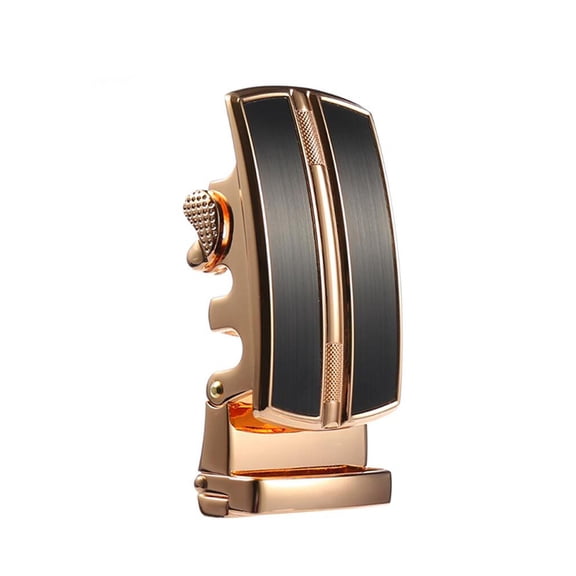 Milageto Automatic Click Buckle for Belts, 3.6cm Alloy Strap Fastener for Jeans And Pants Style D