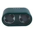 thumbnail image 1 of Milageto Automatic Double Watch Winder Antimagnetic Rechargeable Watches Storage Case Green, 1 of 8