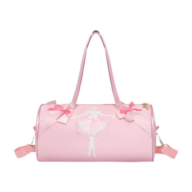 Milageto Ballet Bag Adjustable Strap Casual Dance Shoe Bag for