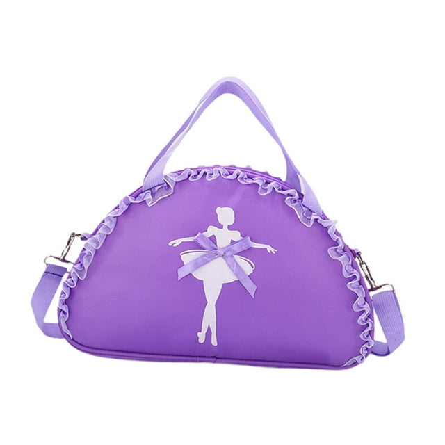 Milageto Ballet Dance Bag Girls Duffle Bag for Ballet Class Gymnastics Dance Recitals