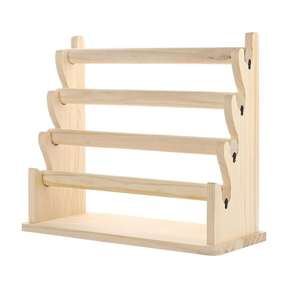 Milageto Bangle Bracelet Holder Gift Jewelry Storage Organizer for Tradeshow Showcase 4 Layer 44x19x37.5cm