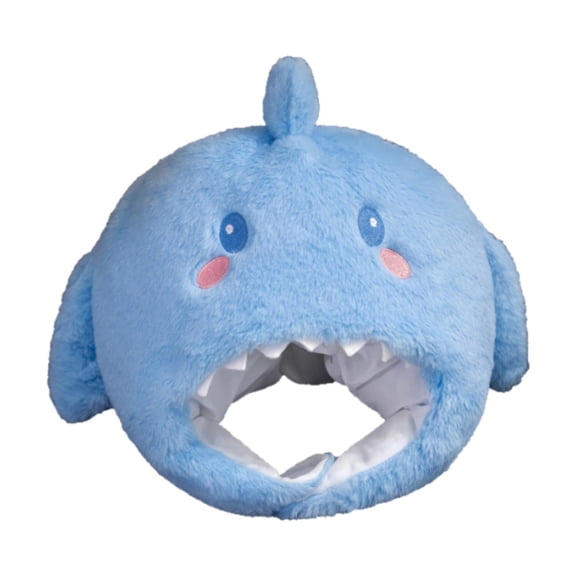 Milageto Breathable Plush Shark Hat Cap Headgear for Festival Masquerade Ball Holiday