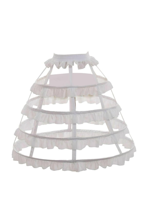 Cage Hoop Skirt Petticoat Crinoline Underskirt Pannier Cage Pannier for Gown