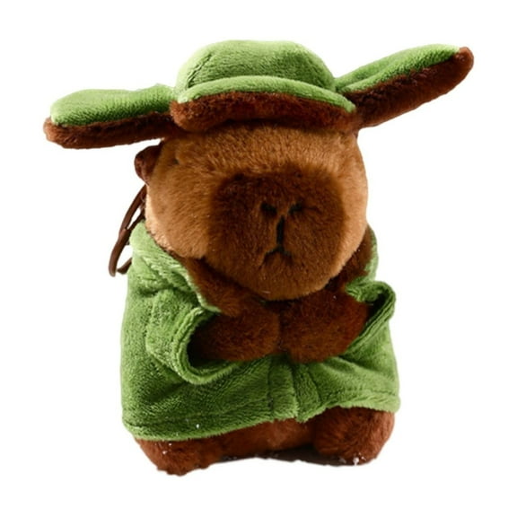 Milageto Capybara Keychain Bag Pendant Women Bag Accessories for Women Green