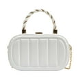 thumbnail image 1 of Milageto Chain Box Bag Crossbody Bag for Women Evening Clutch Bag Trendy Lady Handbag White, 1 of 8