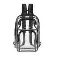 Milageto Clear Backpack Adjustable Shoulder Straps for Stadium Event