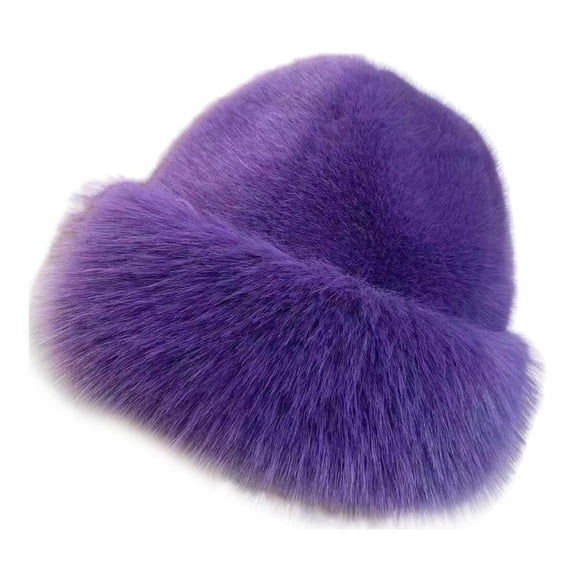 Milageto Cossack Hat Russian Hat Beanie Winter Faux Hat for Snow Snowboard Riding