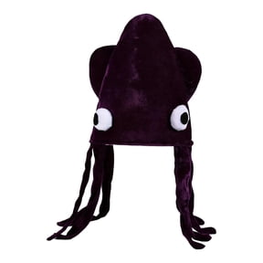 Milageto Costume Cosplay Accessory Octopus Party Cap Bar Birthday Role Play Squid Hat Black Violet