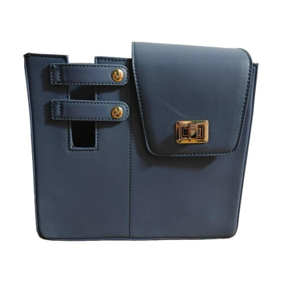 Milageto Crossbody Water Cup Storage Bag Carrier Bag for Backpacking Hiking Traveling Blue