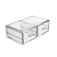 thumbnail image 1 of Milageto Desk Organizer with Drawers 2 Tier Acrylic Storage Box for Bathroom Tabletop B, 1 of 8