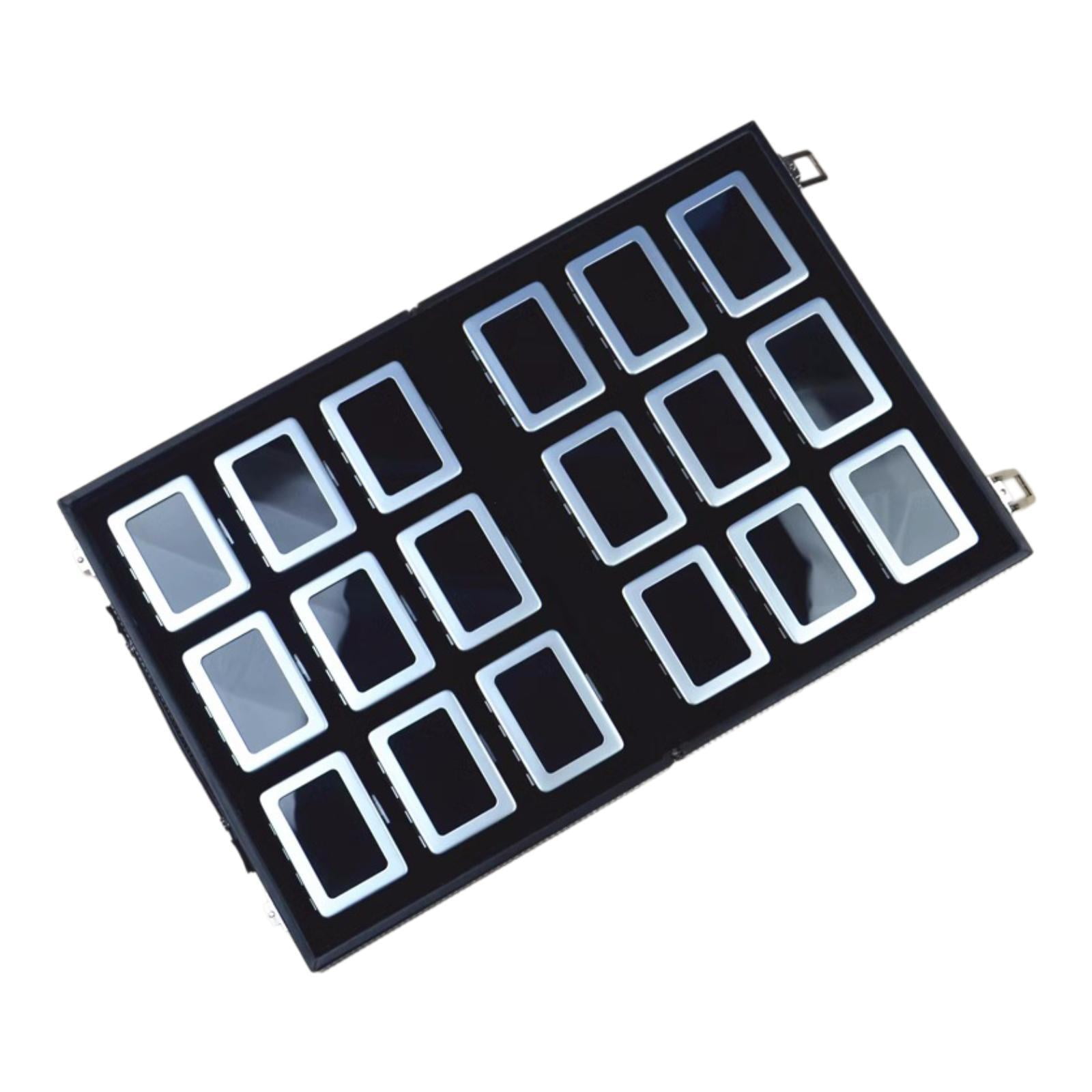 Milageto Diamond Display Box Tray Lockable Large Capacity Rectangular ...