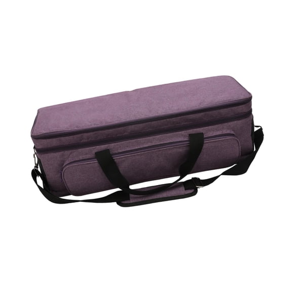 Milageto Die Cut Machine Carrying Case Storage Bag Large Capacity Practical with Shoulder Purple