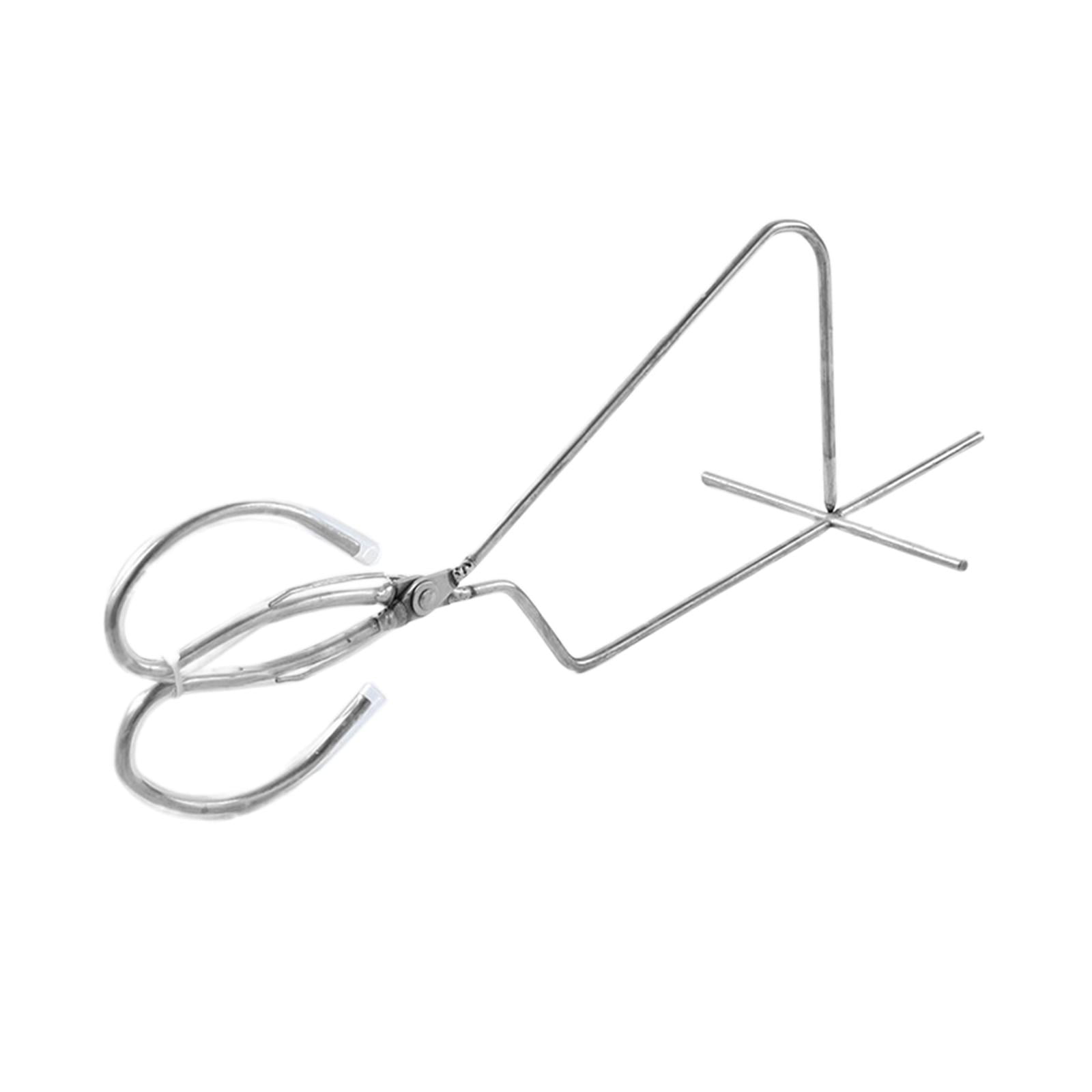 Milageto Dipping Pliers Glazing Tools, Enamel Clamp Ceramic Glazing Pliers Clay Sculpting Style B
