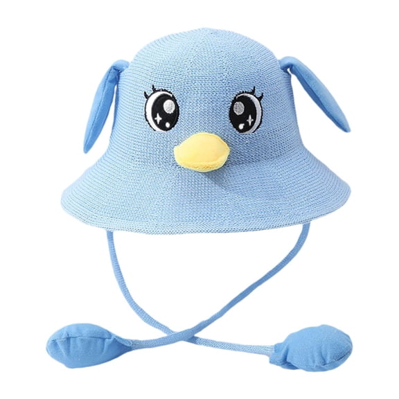 Milageto Ear Moving Jumping Hat Casual Trendy Kids Sun Hat for Fancy Dress Trips Gift Blue
