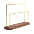 thumbnail image 1 of Milageto Earring Ear Studs Display Storage Rack Wood Base for Desk Tabletop Versatile, 1 of 8