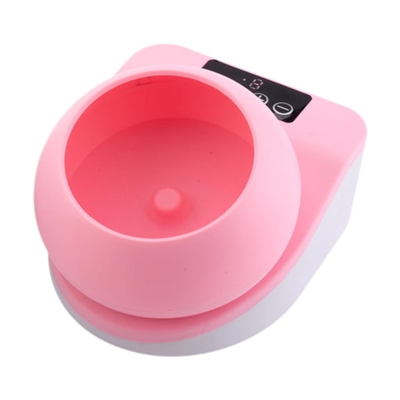 Milageto Electric Bead Spinner Bead Stringer Friendship Bracelet Maker Clay Beads Spinner Pink