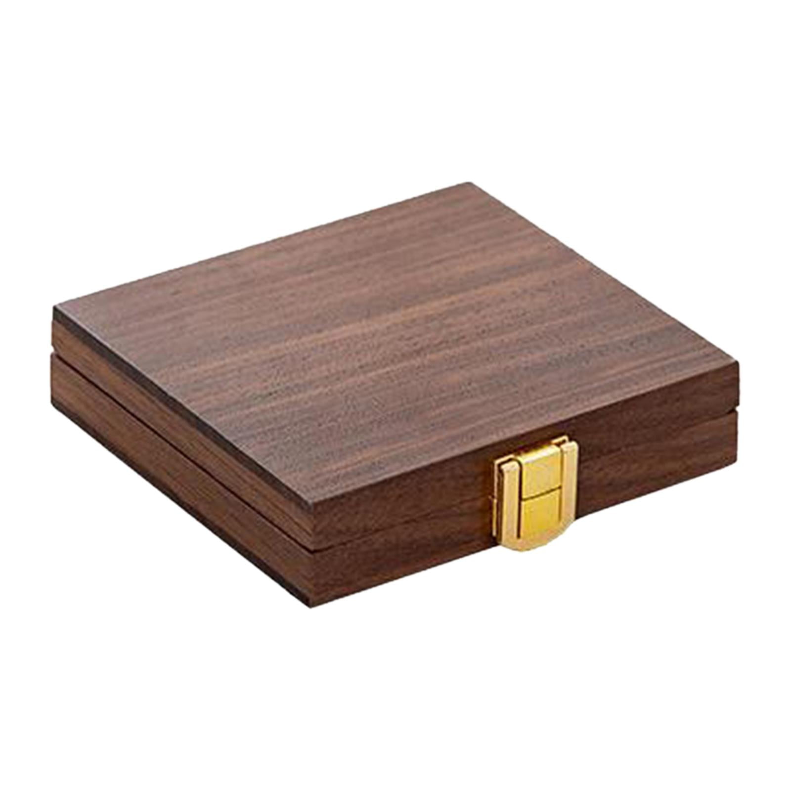 Milageto Empty Watercolor Palette Box Portable Sketchbook Palette Wooden Paint Box Travel WITH 24 White Grids