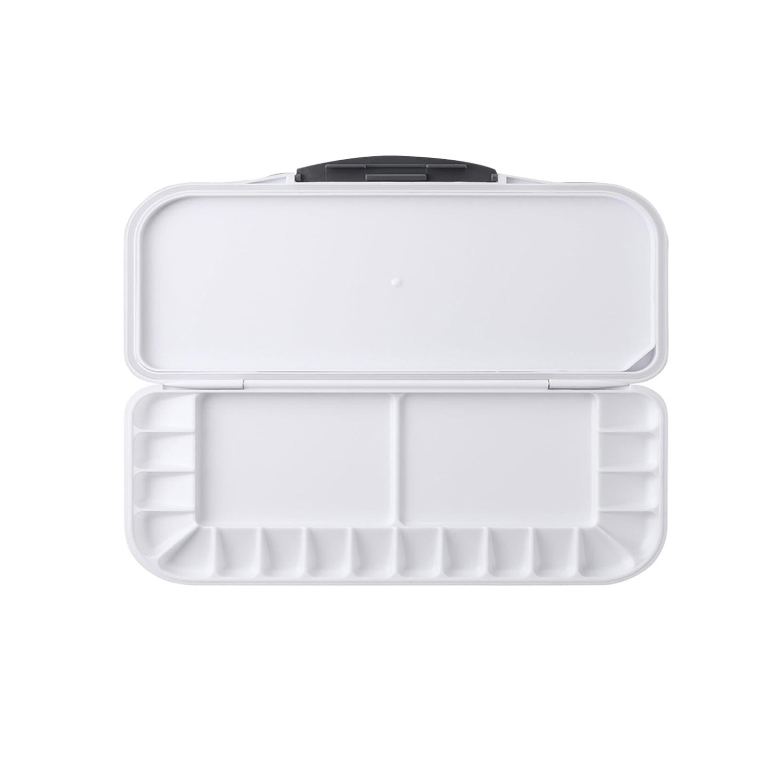 Milageto Empty Watercolor Palette Paint Case Watercolor Palette Box Painters Portable for