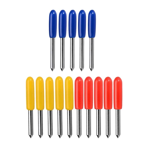 Milageto Fine Point Blades for Explore Air 2 Air Maker Expression 45 Degree Standard Vinyl Fabric Cutting Knife Blade Replacement lettering knife