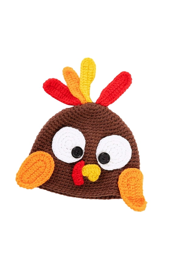 Funny Turkey Hat Cap Dress up for Holiday Thanksgiving Masquerade for Kids