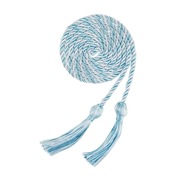 Milageto Graduation Double Tassel Honor Cord Accessories Doctoral Bachelor Blue