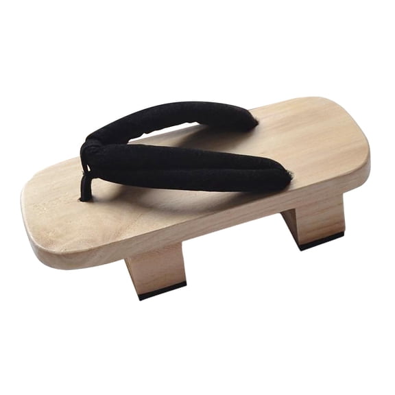 Milageto Japanese Wooden Clogs Classic Home Slippers for Home Dorm Indoor and Outdoor 40