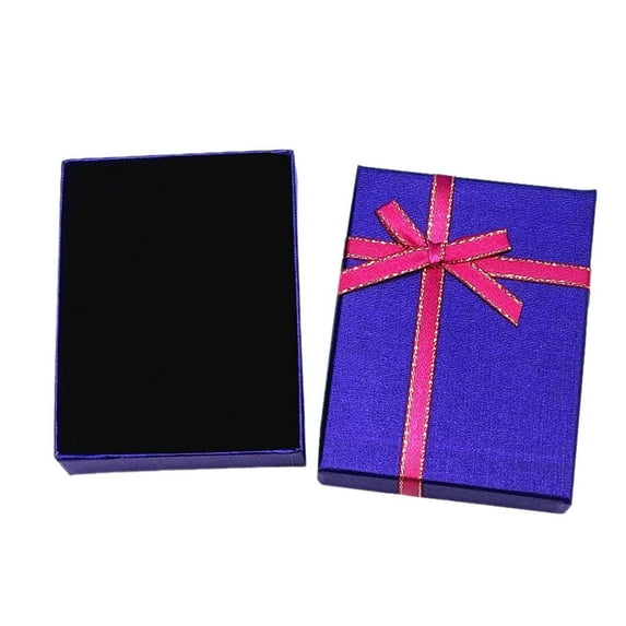 Milageto Jewelry Box Gift Versatile Jewelry Gift Box for Pendants Earrings Stud Rings