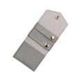 thumbnail image 1 of Milageto Jewelry Organizer Gift Foldable Jewelry Roll Bag for Earrings Necklace Rings Gray, 1 of 8