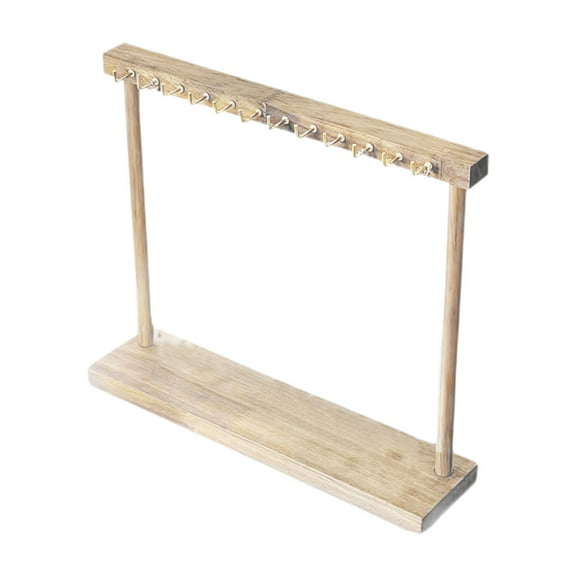 Milageto Jewelry Organizer Stand Countertop Decorations for Chains Bracelets Necklace White