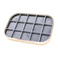 thumbnail image 1 of Milageto Jewelry Tray, Jewelry Organizer, Aluminum Alloy Jewelry Display Tray, Jewelry Storage Tray for Selling Store Drawer Showcase E, 1 of 8