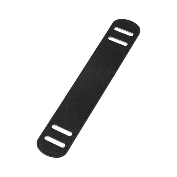Milageto Leather Shoulder Fixing Replacement for Satchels Backpacks Handbag black L