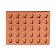 Milageto Little Brick Silicone Model Crafting Sand Table Building Scale Concrete Easy to 30 Hexagonal Bricks