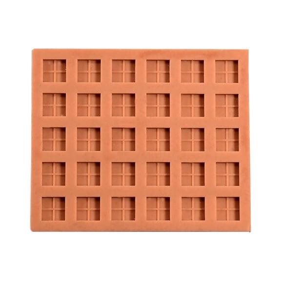 Milageto Little Brick Silicone Model Crafting Sand Table Building Scale Concrete Easy to 30 Square Bricks